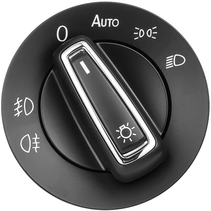 Headlamp Fog Lamp Switch Sensor for VW for Golf MK4 Series for Polo for Skoda Car Headlight Switch Module Electric Head Lamp Control 1C0941531 3BD941531 3BD941531A