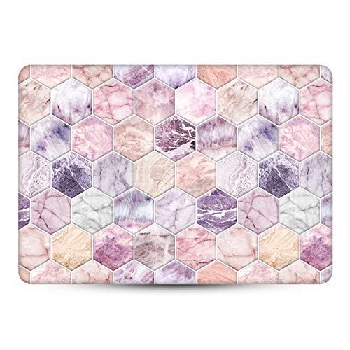 Sticker MacBook Pro 13 A2159 peau vinyle marbre quartz améthyste - 2