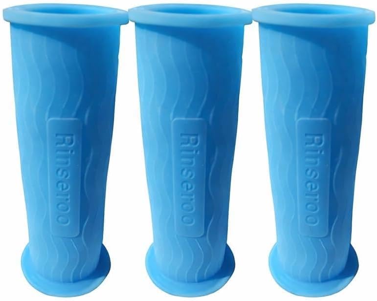 (3 Pack) Thermoplastic Rubber Replacement Connectors for XL: Slip-on Handheld Showerhead Attachment Hose for Shower and Sink. Detachable Shower Sprayer (NOT FOR TUB VERSION)