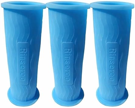 Rinseroo Replacement Shower Hose Connectors, 3 Pack | Slip-on Handheld Water Hose Attachment, Faucet Adapter for Shower & Sink, Detachable Shower Sprayer, Not for Tub Version