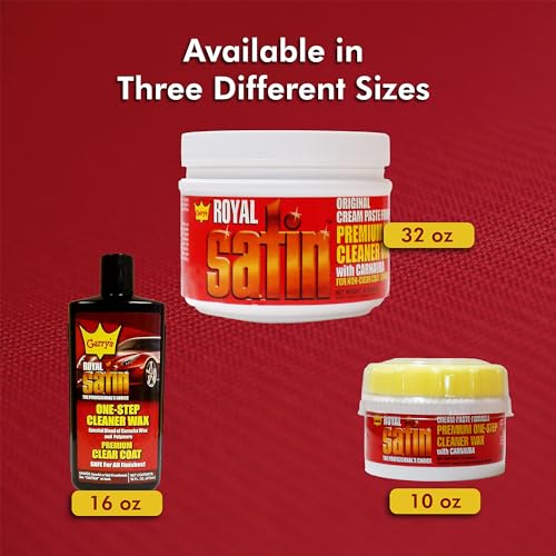 Garry's Royal Satin cera automotriz en pasta 32 Oz miniatura 7