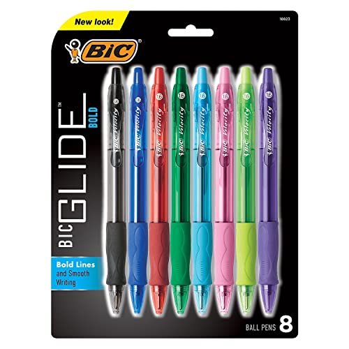 Image of BIC Velocity Bold Fashion Ink Ball Pen - Pack of 8