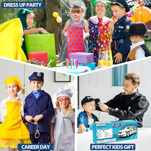 Metemot 10Pcs Police Toys, Cop Costume Accessories thumb #6