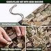 FLYEGO Double Layer Camo Netting Camouflage Netting Hunting Blind Camo Net Camouflage Nets Military Surplus for Shooting Party Decoration Photograph Car Cover Sunshade (13ftx20ft, Brown Camo)