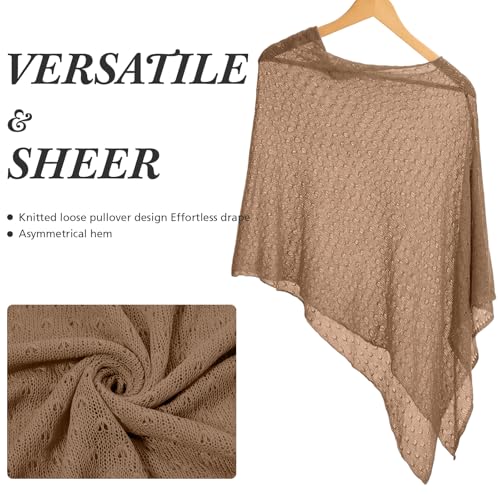 Women Sheer Poncho Shrug Lightweight Women Cape Poncho Shrug Sheer Blouse Top Bolero Shawl for Evening Dress3