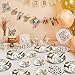 180PCS Cowboy Party Supplies Serve 60, Western Party Paper Plates and Napkins Kit for Wild West Cowboy Rodeo Birthday Baby Shower Decorations, Includes Dinner Plates, Dessert Plates, Napkins