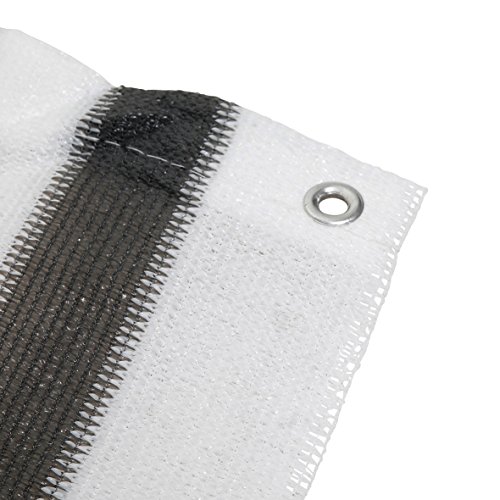 Preisvergleich Produktbild Ribelli® Balkon Sichtschutz Balkonsichtschutz Zaun Windschutz Balkonumspannung Verschiedene Größen und Farben Länge 6m (Farbe / Höhe) (Grau / Weiß, 75)