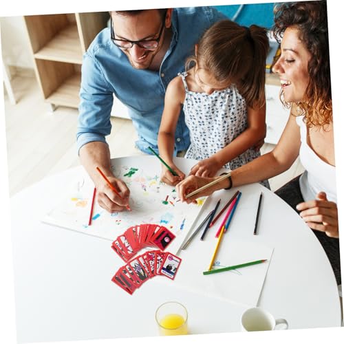 VANZACK Familien Party Spielkarten Papier Poker Karten Tragbare Tischspiel Karten mit Feiner Verarbeitung für Erwachsene Party Camping und Reisen – Bild 7