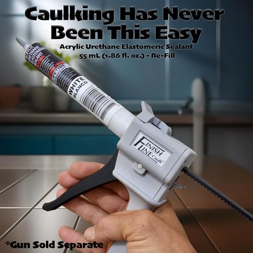Finish Line Caulk 55 mL (2 Pack) Acrylic Urethane Sealant miniatura 2