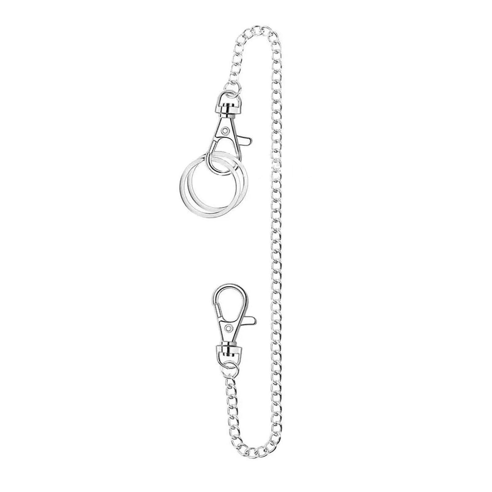 Portefeuille Chaîne Pantalon Chaîne Poche Chaîne Jeans Chaîne Avec Fermoirs Homard Pour Hommes Femmes Portefeuilles Clés Argent Ceinture Chaînes Biker Portefeuille Chaîne Pour Hommes Heavy Duty