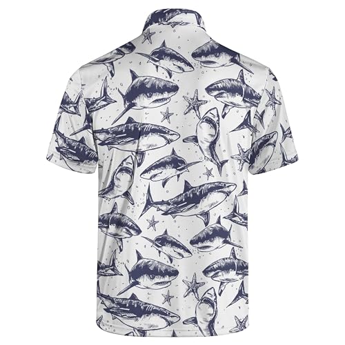 Ropa, Sports playera del tiburon Marca Lxopogk (2)