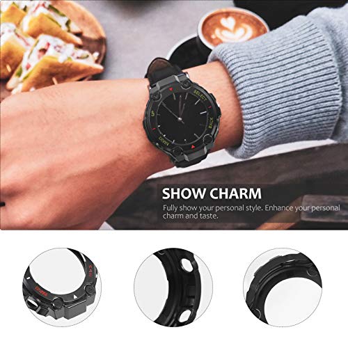 ULTECHNOVO Cobertura da Moldura Do Relógio Protetor de Tela Do Relógio Compatível Com Amazfit T-Rex