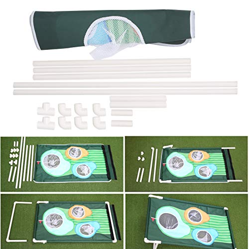 Conjunto de alvos de prática de golfe, rede dobrável de prática de golfe, armazenamento de grande ca