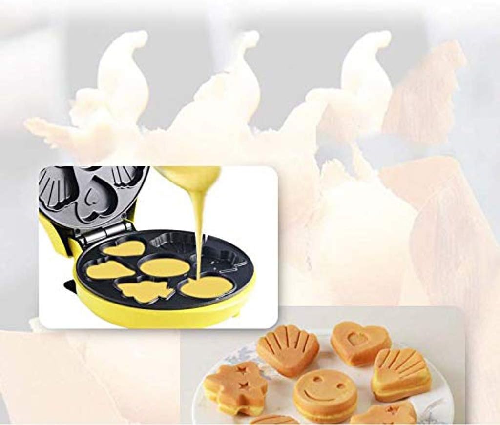 Household Automatic Cake Machine Cartoon Mini Children's Bread Double-Sided Heating Baking Breakfast