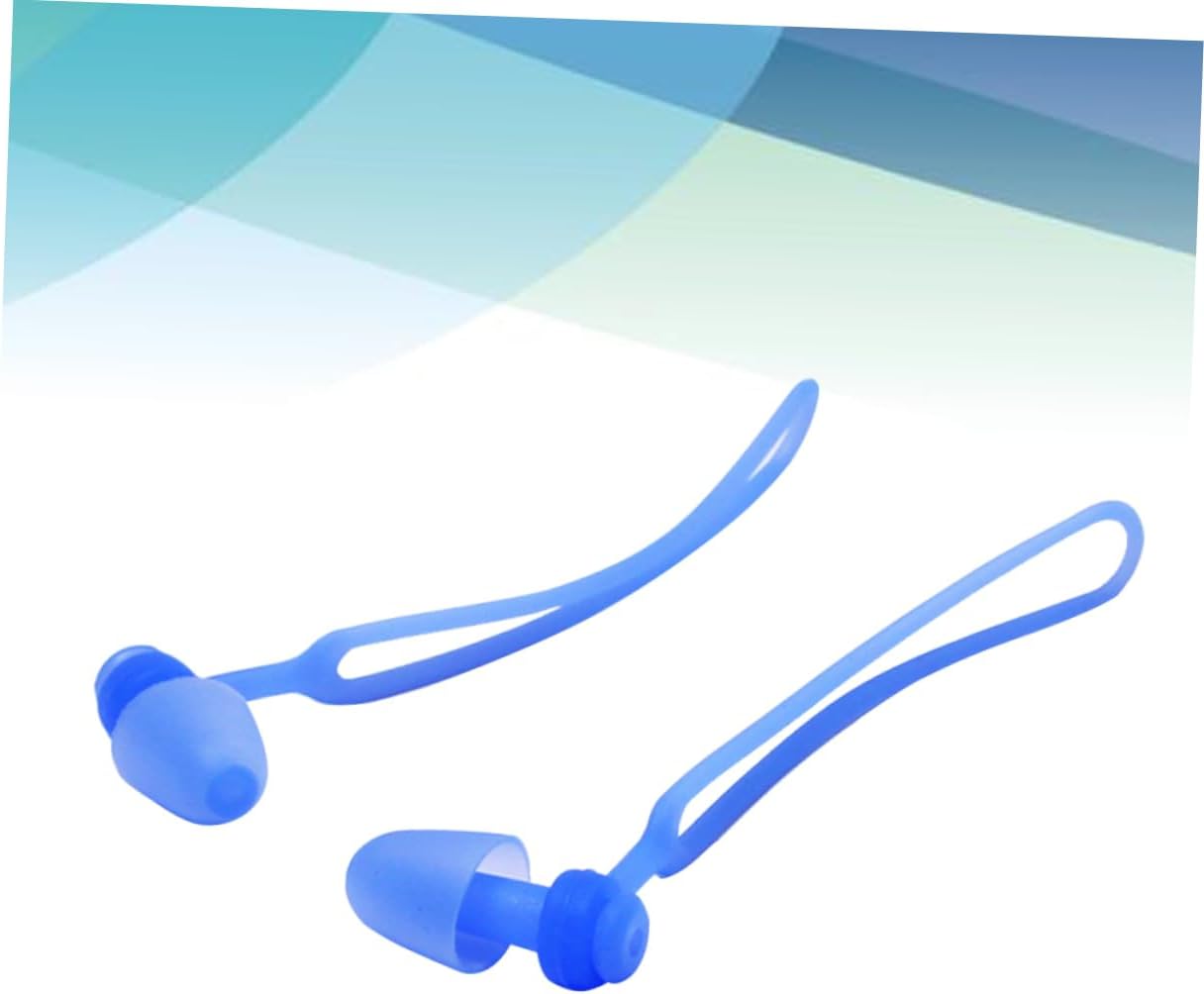 Yardwe 2pairs Swimming Ear Plugs Cord Ergonomic Earplugs for Adults and Boys and Girls Comfortable Fit for Swimming and Diving