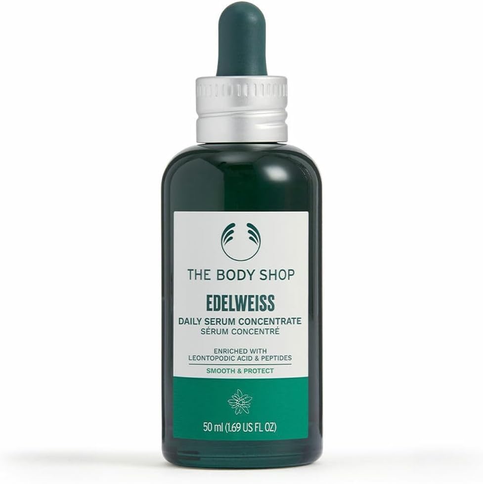 The Body Shop Edelweiss Daily Serum Concentrate – Hydrates and Refreshes Skin – Vegan – 50ml