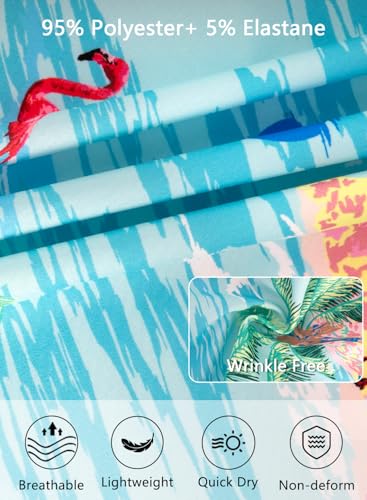 XiaoMoSha Hawaiian Shirt for Men Button Down Short Sleeve Summer Beach Shirts Wrinkle Free Funny Casual Tropical Tops S-3XL4