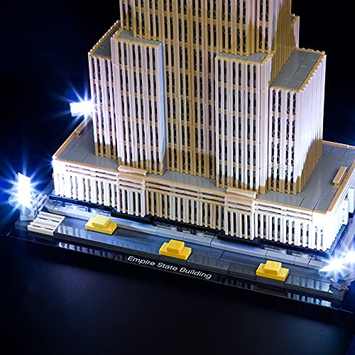 LIGHTAILING Licht-Set Kompatibel MitLego 21046 Architecture Empire State Bausteinen Modell:Fernbedienungsversion… – Bild 6