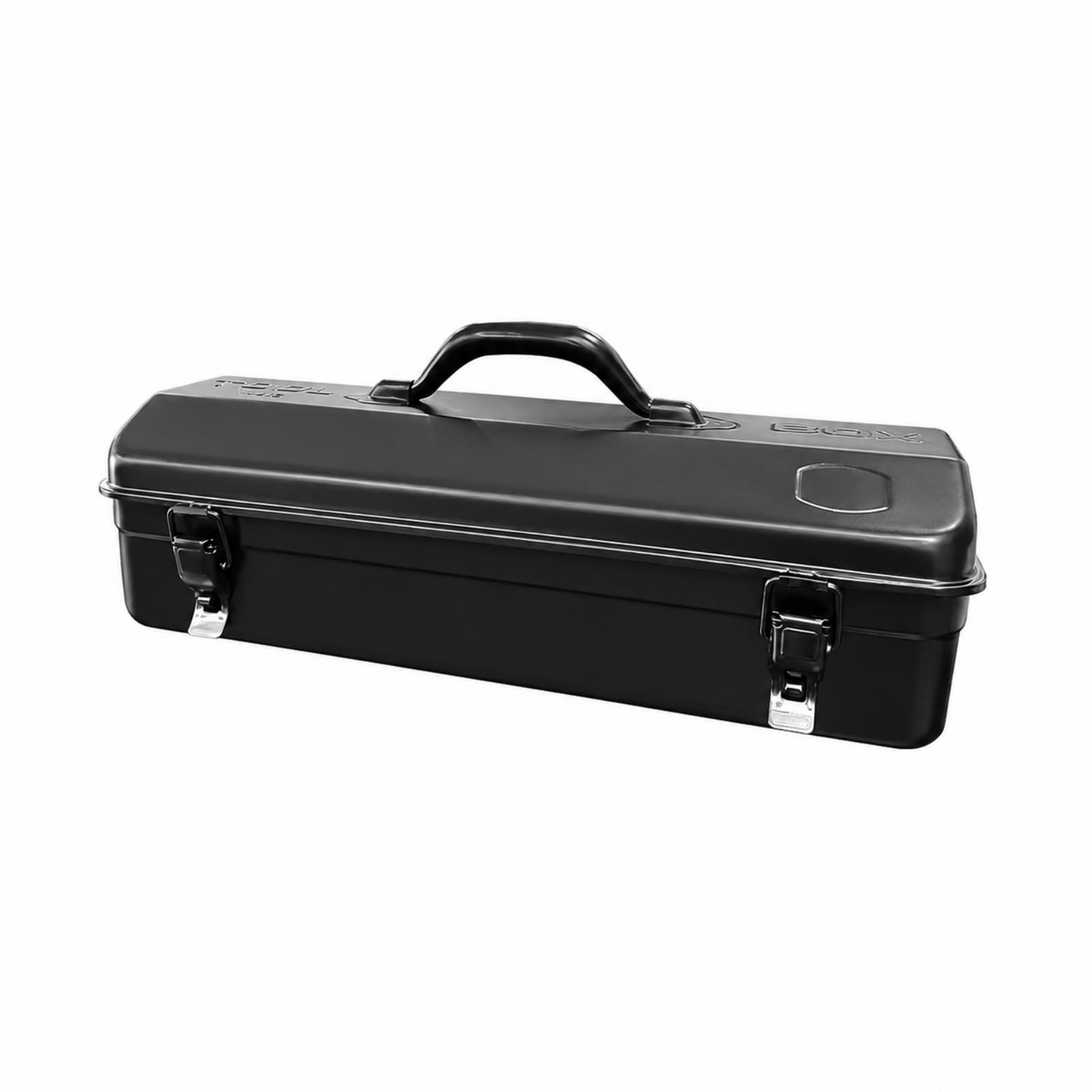 Caja Herramientas con Cierre | Resistente, Caja Herramientas Metal, Multiusos, para Taller, Electricistas, Negro