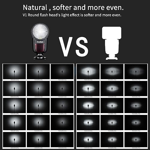 image for Godox V1-C Flash Speedlite for Canon, 76Ws 2.4G X Wireless TTL 1/8000 