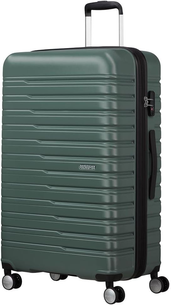 American Tourister Flashline Spinner S Bagaglio a mano con caricatore frontale, Dark Forest, Spinner L