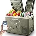 BODEGACOOLER 12 Volt Car Refrigerator, 34Quart Car Fridge Dual Zone, 12V Portable Freezer APP Control, RV Car Cooler -4?-68? 12/24V DC 100-240V AC for Outdoor Camping Travel Vehicles Home Use