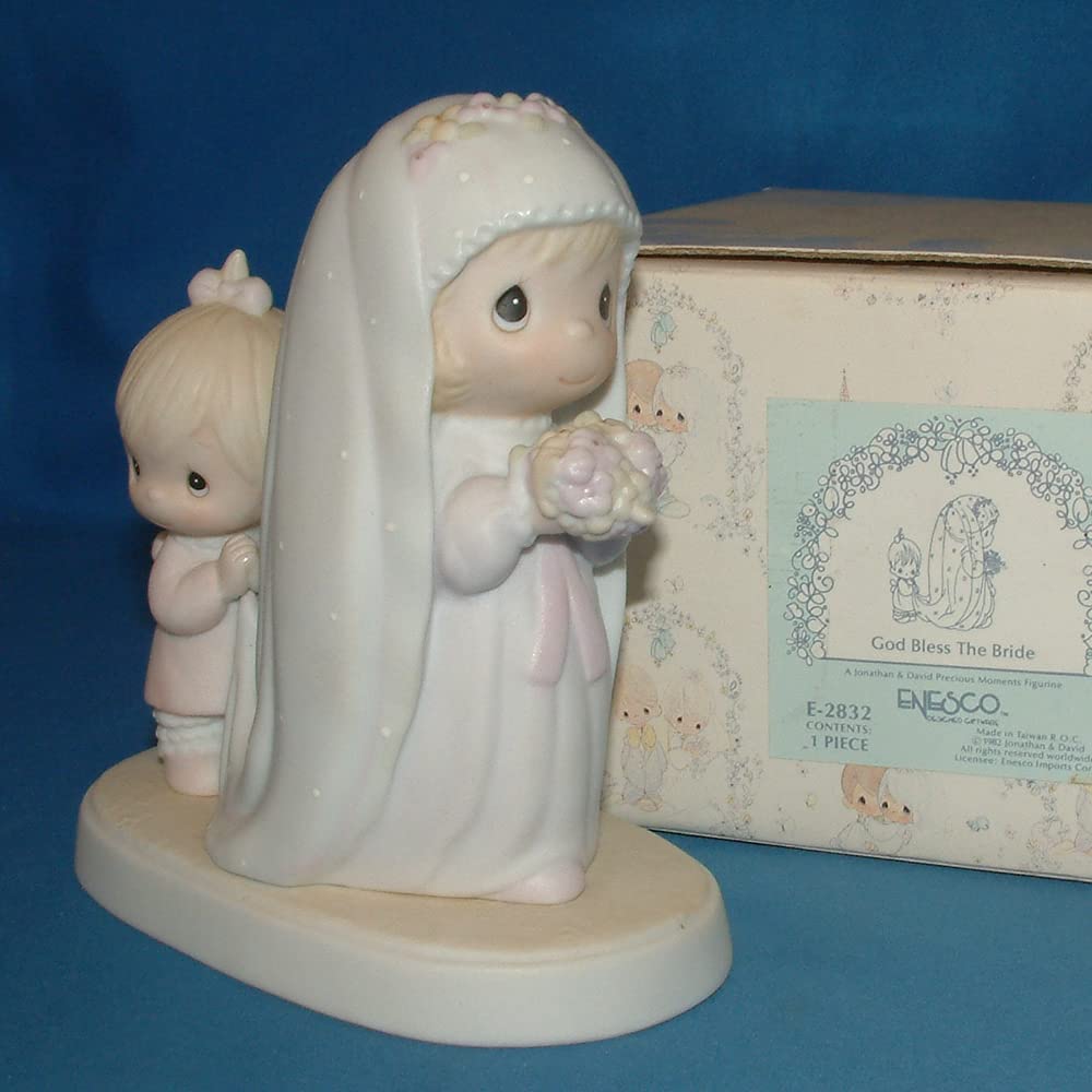 Amazon.com: Precious Moments E2832 God Bless the Bride : Home