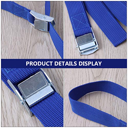 BESPORTBLE 12Pcs Cam Fivela Cintas de Amarração Com Heavy Duty Downs Tie Alças Acolchoadas Cintas Se