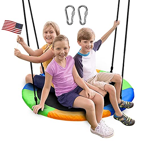 Juegoal 40 Inch Saucer Tree Swing, Large...