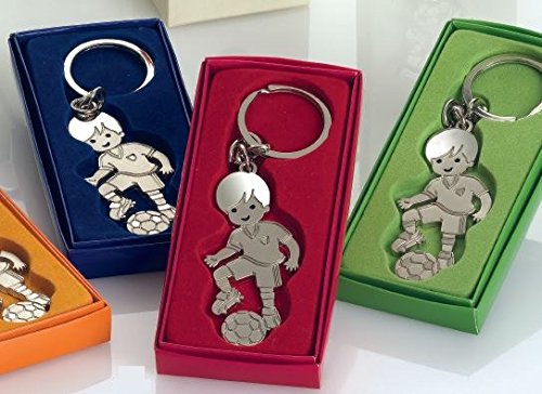 Portachiavi calciatore confezione 24 pezzi