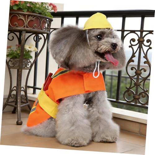 Disfraz para perro XL color naranja Beaupretty miniatura 7