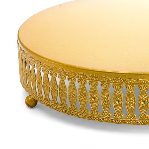 Goaste G-CAKESTAND-GOLD-3S 3 Pack Cake Stand Set, Round Metal Cake Stands thumb #2