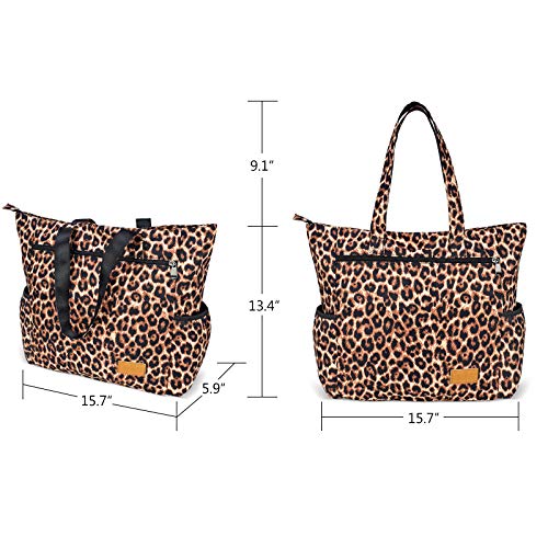 Image of CLOUDMUSIC Shoulder Tote Bag For Nurses Teachers Work Gym Travel Beach Women With Large Capacity Waterproof
