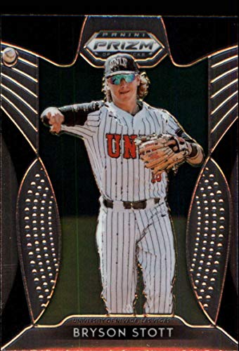 2019 Prizm Draft Baseball #14 Bryson Stott UNLV Rebels Official Panini Collegiate Licensed Trading Card (Note any scan streaks seen are not on the card itself)