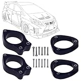 AUTOACER - Complete Levelling/Lift Kit 40mm /1.6' Spacers for Front & Rear Stuts, made in very High-grade Polyurethane PU - fits Matrix, Corolla, Avensis, Prius, Primeo, Voltz Year 2002-2019