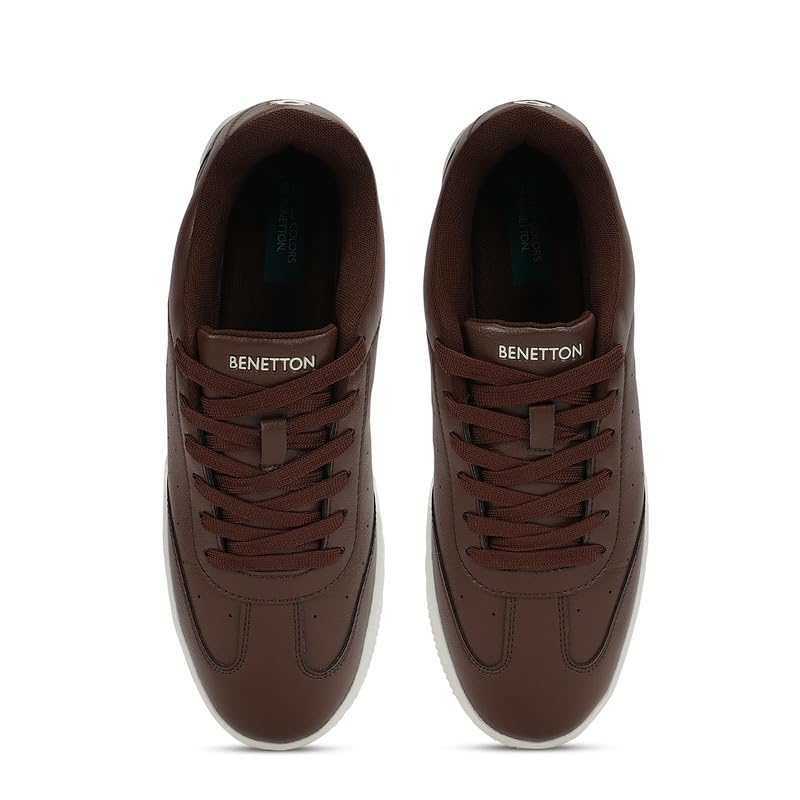 Image of United Colors of Benetton Mens United Colors of Benetton Perforations Lace-ups Plane Sneakers Sneaker