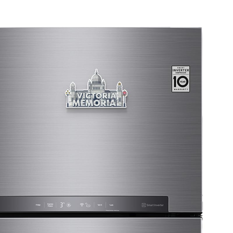 Image of Victoria Memorial Fridge Magnets, Glossy Finish, Stylish Magnet for Fridge, Wardrobe & Metal Surfaces