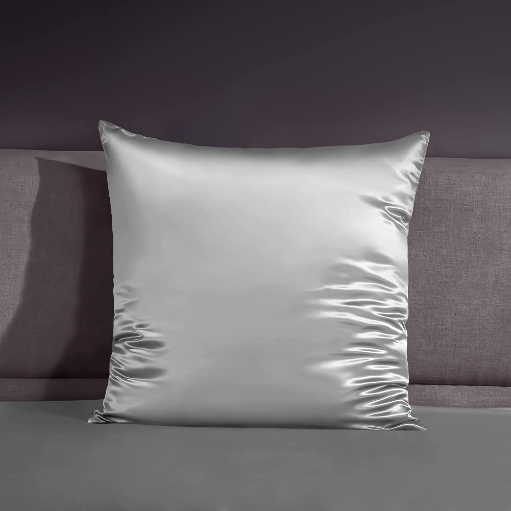 THXSILK Seidenkissenbezug - Doppelseitige 100% Maulbeerseide - Hypoallergen mit Versteckter Reißverschluss - 22 Momme Kissenbezug Seide für Haar und Haut