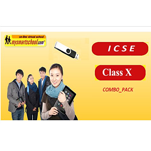 Class X ICSE USB Pendrive Course all 10 subjects combo English Maths Hindi Science(Physics Chemistry Biology) Social Science(History Civics Geography) Commercial Study on the Basis of ICSE Evaluation