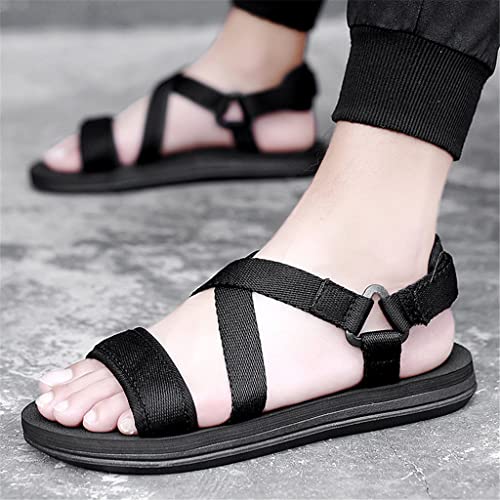 Men Sandals Beach Casual Shoes Men Slippers Comfort Water Flip Flops Sandalias(D,11code)2