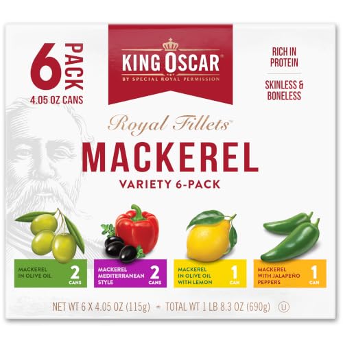 King Oscar Mackerel Variety Pack