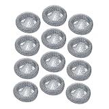 TOYMYTOY 12個洗濯機用糸くずトラップ ステンレス鋼製 防錆 排水ホース用フィルター ランドリーフィルター 簡単取り付け 糸くずキャッチャー