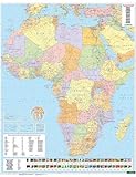 afrika karte  Freytag Berndt Poster, Afrika physisch - politisch , plano in Rolle - Maßstab 1:8.000.000