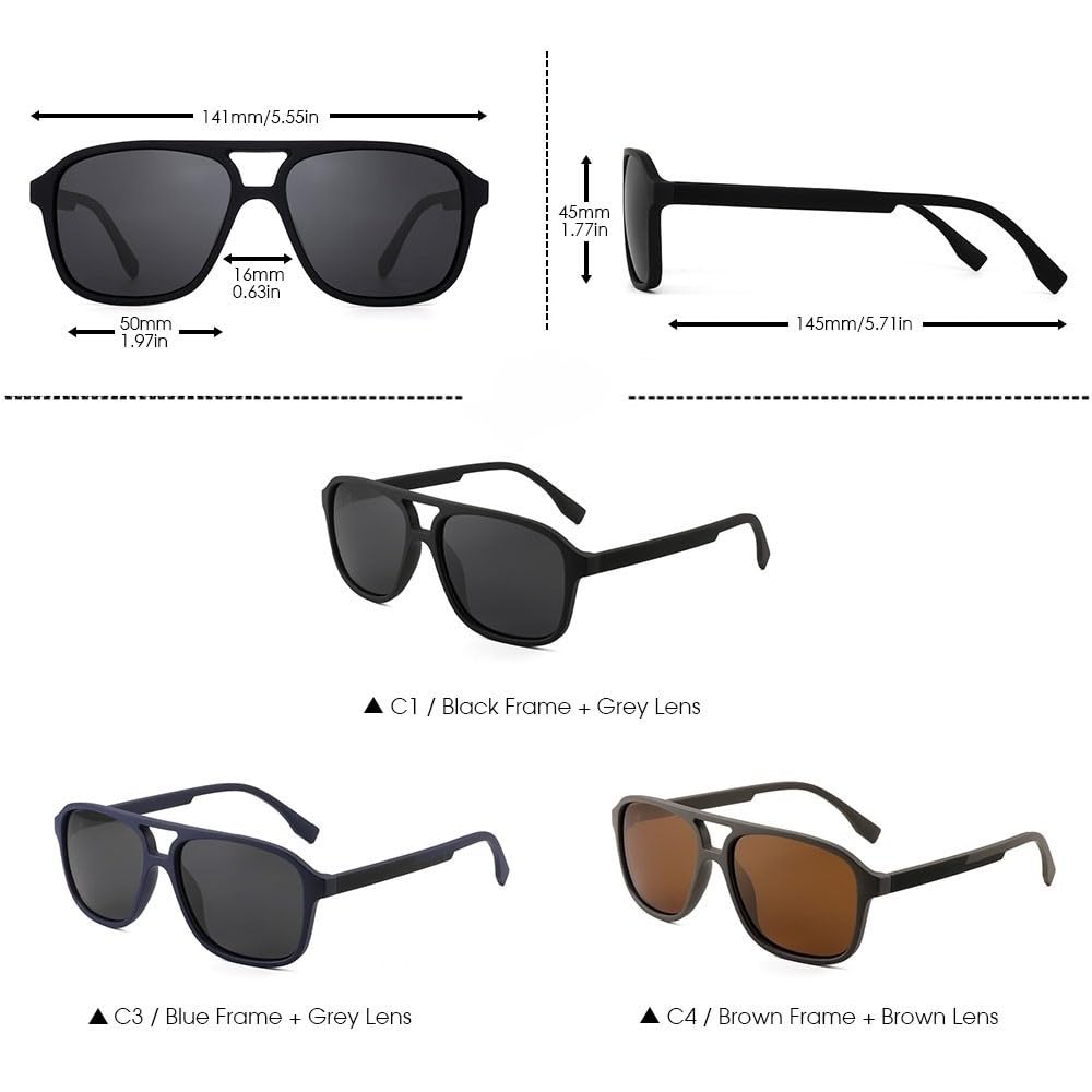 Ultralekkie okulary przeciwsłoneczne z polaryzacją, damskie, męskie, okulary przeciwsłoneczne vintage pilotki, damskie, męskie, UV400