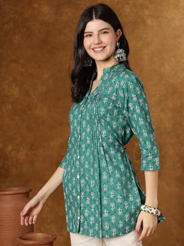 Image of Janakdulari Fashion Cotton Printed Top for Women and Girls (JDC-307)|| Party Office Home College Jean Wear