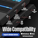 Westinghouse 15.6 Inch Portable Monitor for Laptop & Travel, 1080p, 60Hz, IPS Display, Full HD Screen with Magnetic Protective Cover, Built in Speakers, 1x Mini HDMI, 1x USB Type-C - Image 5