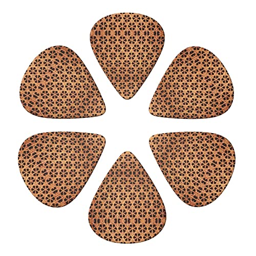 Ensemble de 6 médiators de guitare à grille tissée en osier pour guitare acoustique, guitare électrique, basse, ukulélé… - Les Beatles, Paul McCartney, John Lennon, RIngo Starr, George Harrison Ensemble de 6 médiators de guitare à grille tissée en osier pour guitare acoustique, guitare électrique, basse, ukulélé… – Image 3