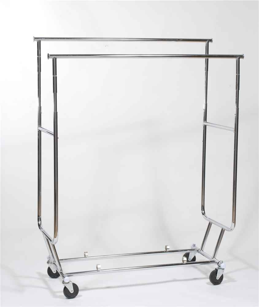 Collapsible Double Rail Salesman's Rack