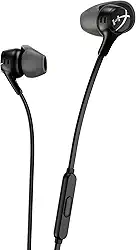 Fone de Ouvido HyperX Cloud Earbuds II - Otimizado para Celular, Microfone Integrado, 4 Tamanhos de Pontas Auriculares, Inclui Case Rígida, Preto (70N24AA)