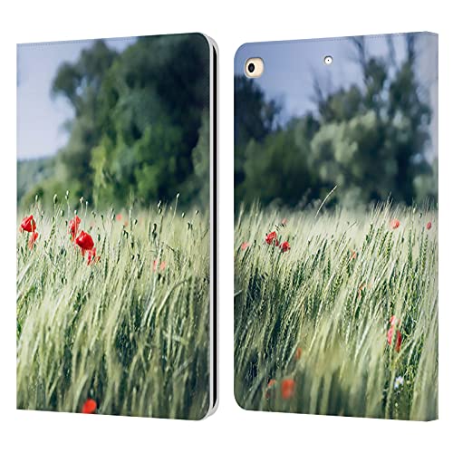Coque iPad 9.7 2018 imprimé champ de fleurs pour votre table de nuit